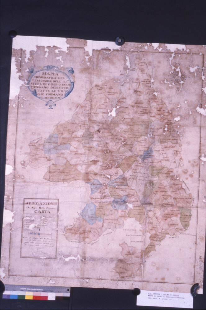 Mappa topografica. Gubbio, Sezione di Archivio di Stato - Dopo il restauro
dia_02786
Keywords: SAS Gubbio,Rest.01.02/1991,Rest.14.02/1990