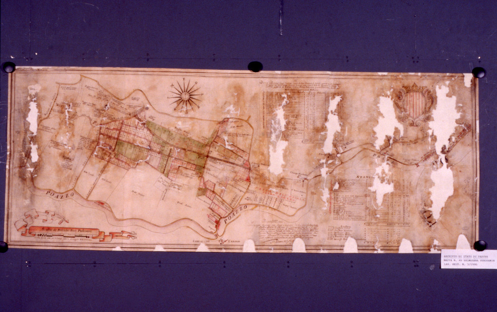 Mappa catastale. Padova, Archivio di Stato - Dopo il restauro
dia_01932
Keywords: AS Padova,Rest.03/1990,Rest.08/1989