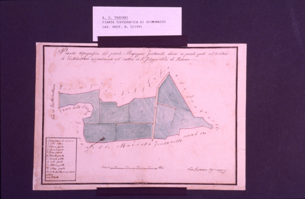 05-11/1991 - Mappa topografica. Trapani, Archivio di Stato - Dopo il restauro
dia_02865
Keywords: AS Trapani,Rest.05/1991,Rest.05-11/1991,Rest.21/1990,Rest.21-11/1990