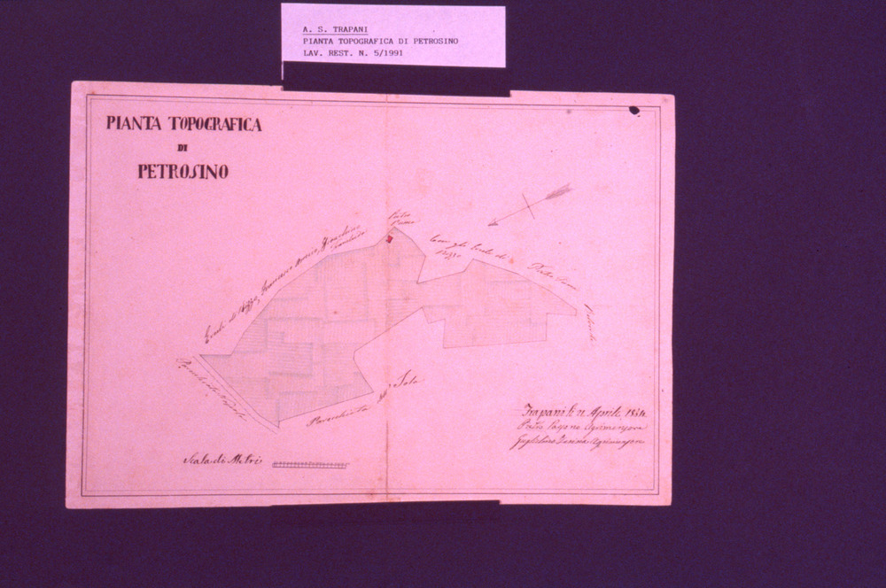 05-16/1991 - Mappa topografica. Trapani, Archivio di Stato - Dopo il restauro
dia_02866
Keywords: AS Trapani,Rest.05/1991,Rest.05-16/1991,Rest.21/1990,Rest.21-16/1990