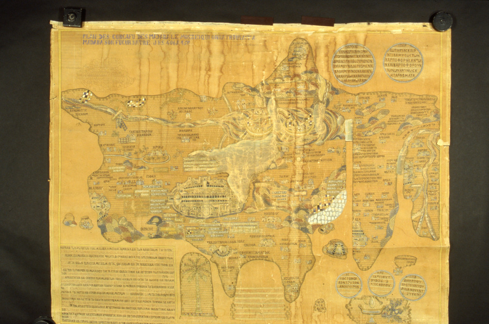 Mappa di Madaba. Gerusalemme, Studium Biblicum Franciscanum - Prima del restauro
dia_06409
Keywords: SBF Gerusalemme,Rest.11.B/1996