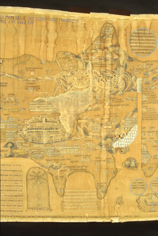 Mappa di Madaba. Gerusalemme, Studium Biblicum Franciscanum - Prima del restauro
dia_06412
Keywords: SBF Gerusalemme,Rest.11.B/1996