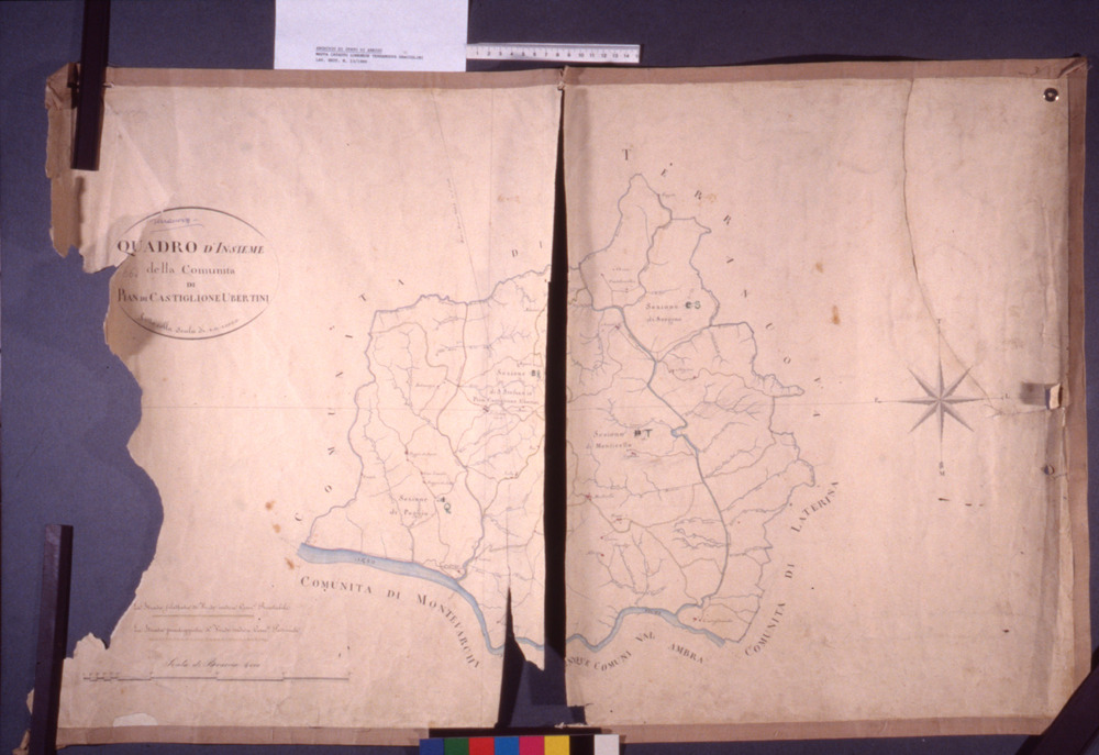 13-02/1989 - Mappa catastale. Arezzo, Archivio di Stato - Prima del restauro
dia_01841
Keywords: AS Arezzo,Rest.13/1989,Rest.13-02/1989