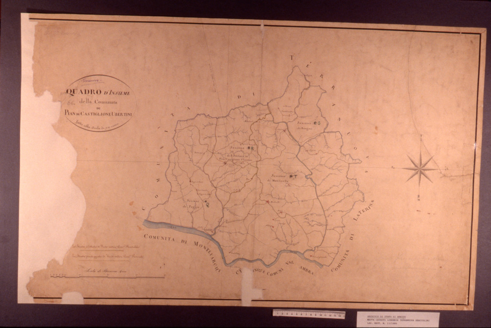 13-02/1989 - Mappa catastale. Arezzo, Archivio di Stato - Dopo il restauro
dia_01843
Keywords: AS Arezzo,Rest.13/1989,Rest.13-02/1989