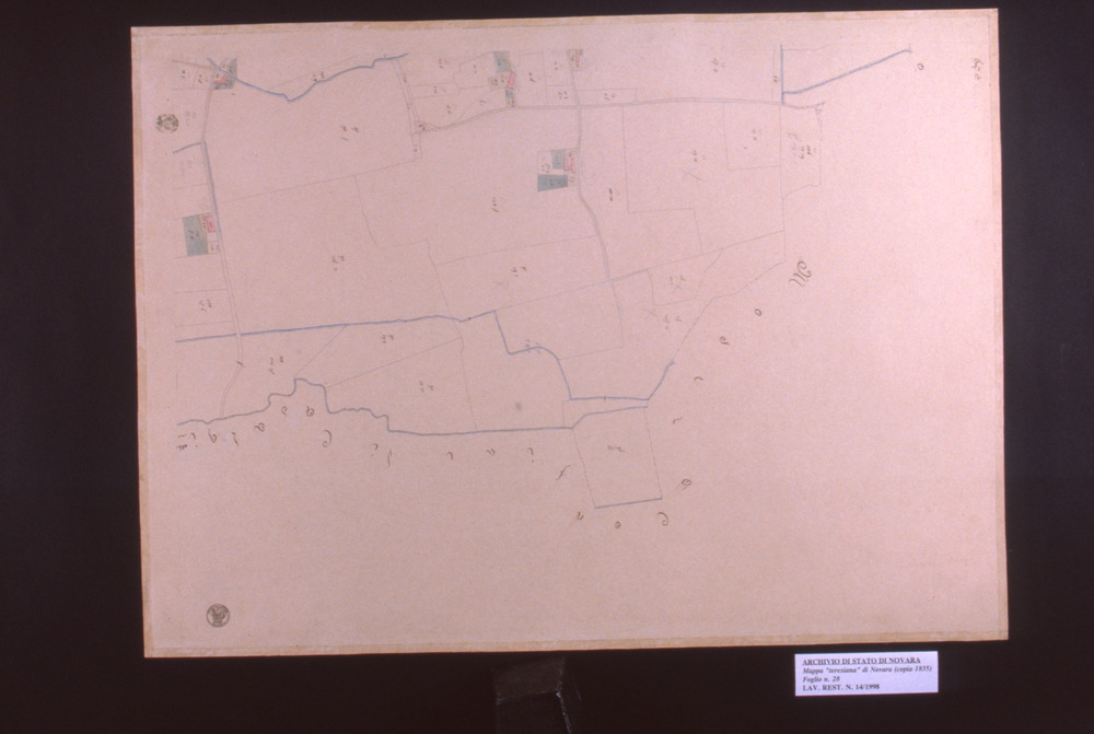 14-01/1998 - Mappa catastale. Novara, Archivio di Stato - Dopo il restauro
dia_07694
Keywords: AS Novara,Rest.14/1998,Rest.14-01/1998