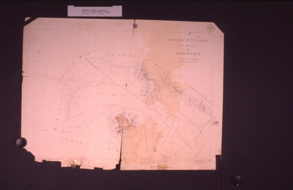 15-10/1991 - Mappa topografica. Cagliari, Archivio di Stato - Prima del restauro
dia_03053
Keywords: AS Cagliari,Rest.15/1991,Rest.15-10/1991