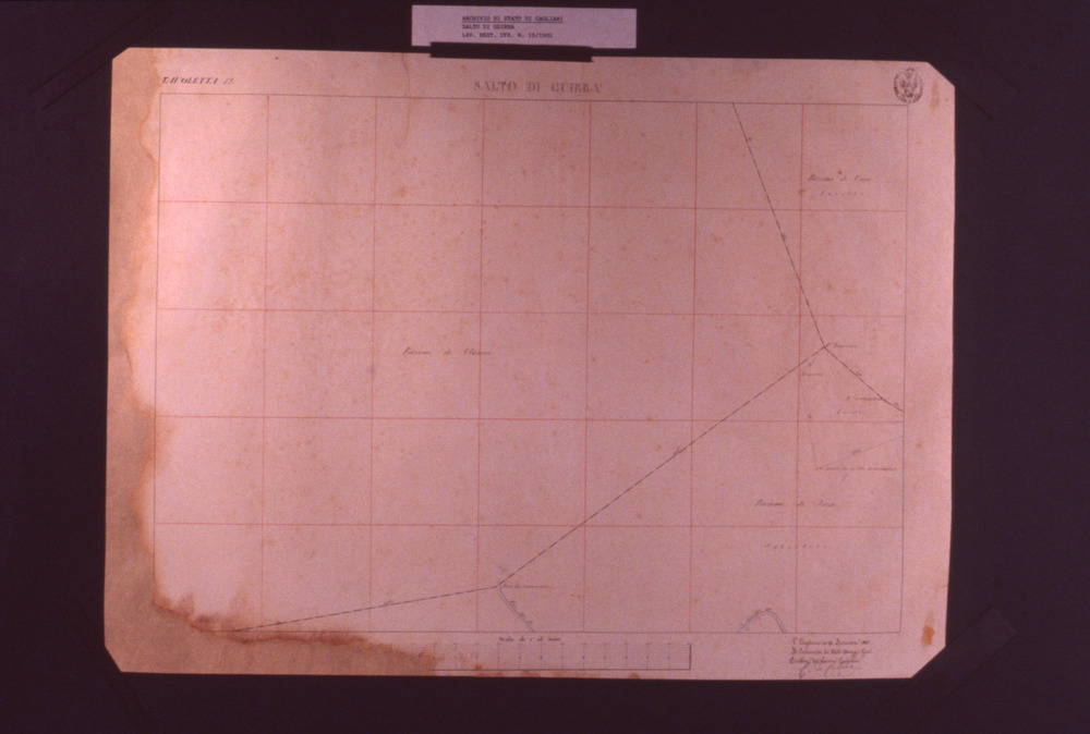 15-05/1991 - Mappa topografica. Cagliari, Archivio di Stato - Dopo il restauro
dia_03072
Keywords: AS Cagliari,Rest.15/1991,Rest.15-05/1991