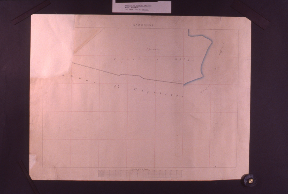 15-06/1991 - Mappa topografica. Cagliari, Archivio di Stato - Dopo il restauro
dia_03073
Keywords: AS Cagliari,Rest.15/1991,Rest.15-06/1991