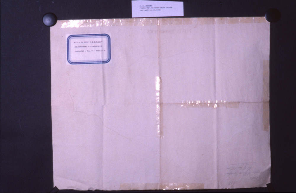 21-15/1990 - Pianta topografica. Trapani, Archivio di Stato - Prima del restauro
dia_02766
Keywords: AS Trapani,Rest.21/1990,Rest.21-15/1990,Rest.05/1991,Rest.05-15/1991
