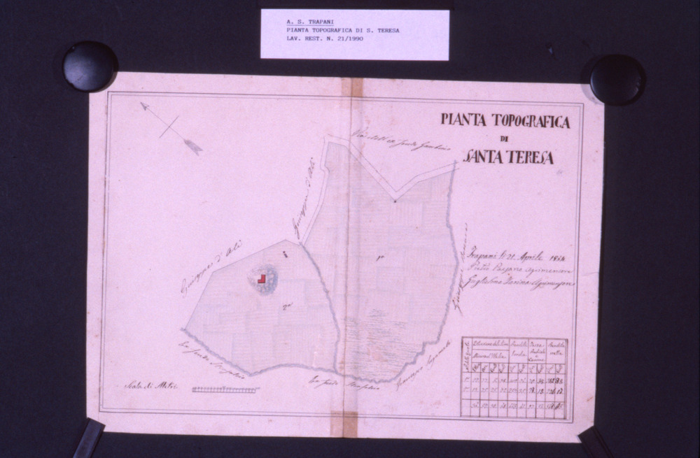 21-17/1990 - Pianta topografica. Trapani, Archivio di Stato - Prima del restauro
dia_02771
Keywords: AS Trapani,Rest.21/1990,Rest.21-17/1990,Rest.05/1991,Rest.05-17/1991