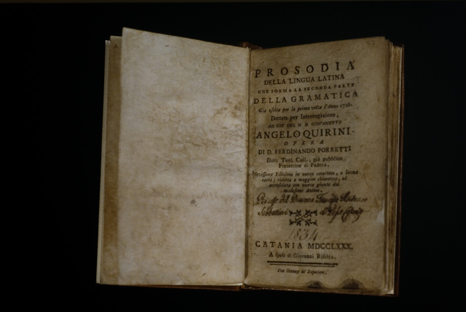 Volume a stampa. Pescocostanzo, Biblioteca Gaetano Sabatini di San Venditto
icpal_23855
Keywords: BSabatini Pescocostanzo,1371.41/1992,1371/1992