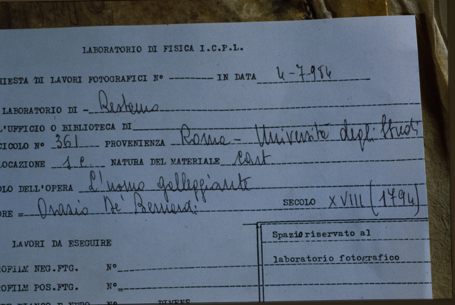 Volume a stampa. Roma, Università degli studi “La Sapienza”, Facoltà di scienze matematiche, fisiche e naturali
icpal_06311
Keywords: UniRoma1,990/1983