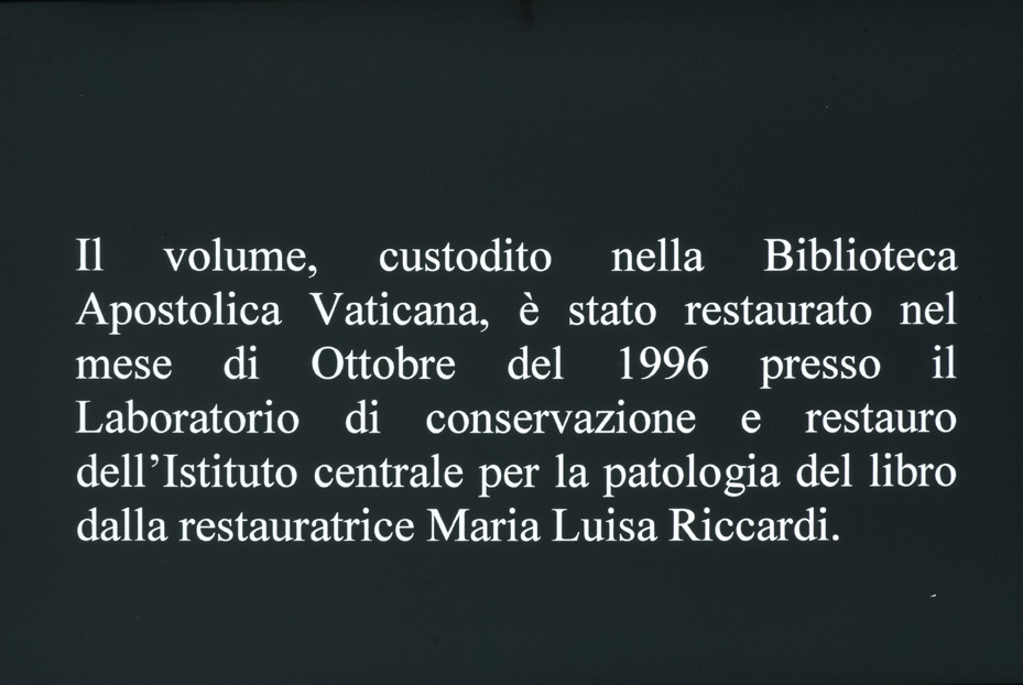 Città del Vaticano, Biblioteca Apostolica Vaticana, Inc.IV.117
icpal_20998
Keywords: BAV Città del Vaticano,1544.1/1996,1544/1996