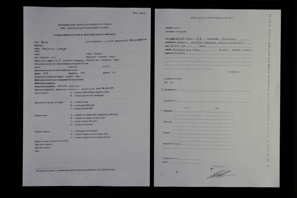 Roma, Istituto centrale per la grafica, Gabinetto Disegni e Stampe, Fondo Nazionale, Taccuino 3159
icpal_28449
Keywords: ICG Roma,1637/1999