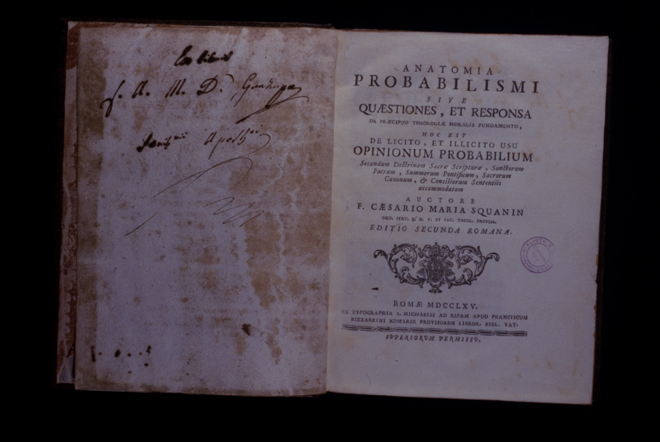 Roma, Biblioteca della Pontificia Facoltà teologica S. Bonaventura “Seraphicum”, 268 E 24
icpal_26657
Keywords: PFT Seraphicum Roma,1652.1/2000,1652/2000