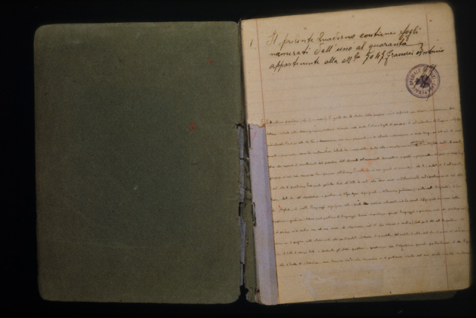 Antonio Gramsci, Quaderni. Roma, Fondazione Gramsci Onlus (già Fondazione Istituto Gramsci)
icpal_08522
Keywords: 829/1980, Fondaz. Gramsci Roma Gramsci - Autografi e documenti, Fondaz. Gramsci Roma