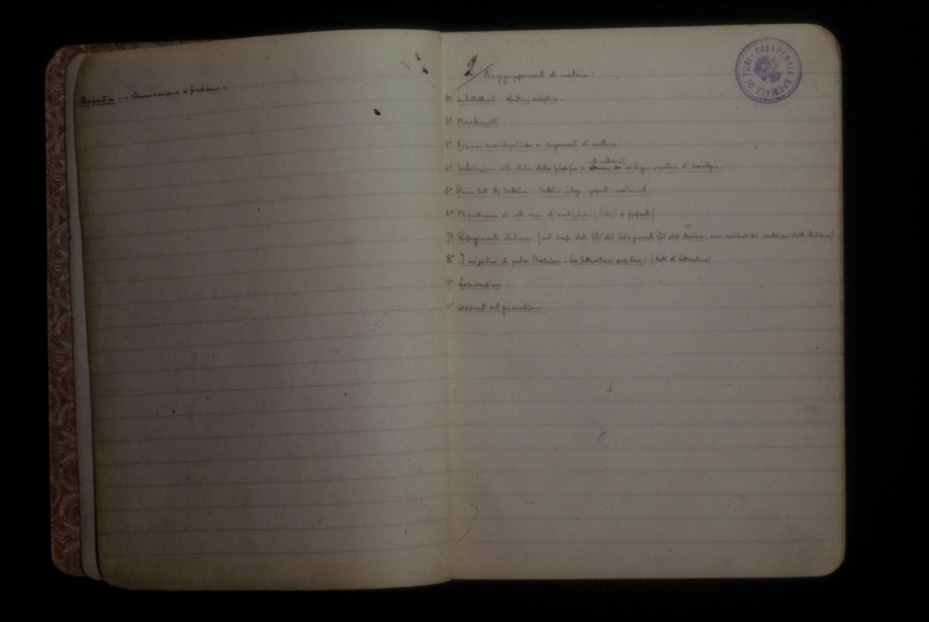 Antonio Gramsci, Quaderni. Roma, Fondazione Gramsci Onlus (già Fondazione Istituto Gramsci)
icpal_08524
Keywords: 829/1980, Fondaz. Gramsci Roma Gramsci - Autografi e documenti, Fondaz. Gramsci Roma