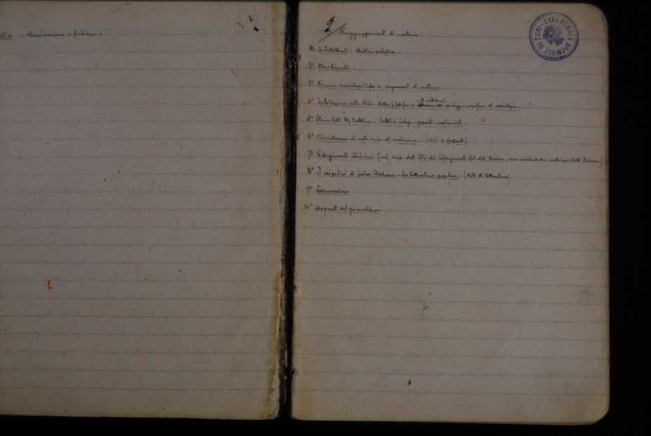 Antonio Gramsci, Quaderni. Roma, Fondazione Gramsci Onlus (già Fondazione Istituto Gramsci)
icpal_08527
Keywords: 829/1980, Fondaz. Gramsci Roma Gramsci - Autografi e documenti, Fondaz. Gramsci Roma