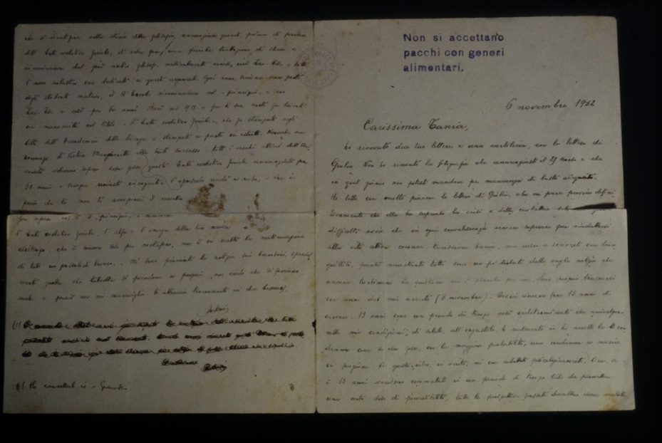 Antonio Gramsci, Lettere dal carcere. Roma, Fondazione Gramsci Onlus (già Fondazione Istituto Gramsci)
icpal_08369
Keywords: 909/1982, 909.z/1982, Fondaz. Gramsci Roma Gramsci - Autografi e documenti, Fondaz. Gramsci Roma