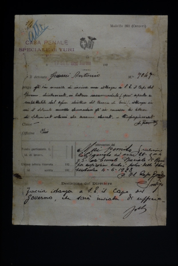 [Antonio Gramsci], Carte amministrative. Roma, Fondazione Gramsci Onlus (già Fondazione Istituto Gramsci)
icpal_08398
Keywords: 909/1982, 909.z/1982, Fondaz. Gramsci Roma Gramsci - Autografi e documenti, Fondaz. Gramsci Roma