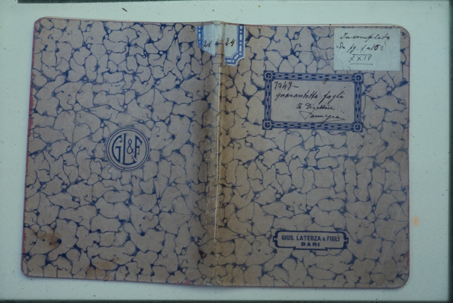 Antonio Gramsci, Quaderni. Roma, Fondazione Gramsci Onlus (già Fondazione Istituto Gramsci)
icpal_08454
Keywords: 909/1982, 909.y/1982, Fondaz. Gramsci Roma Gramsci - Autografi e documenti, Fondaz. Gramsci Roma