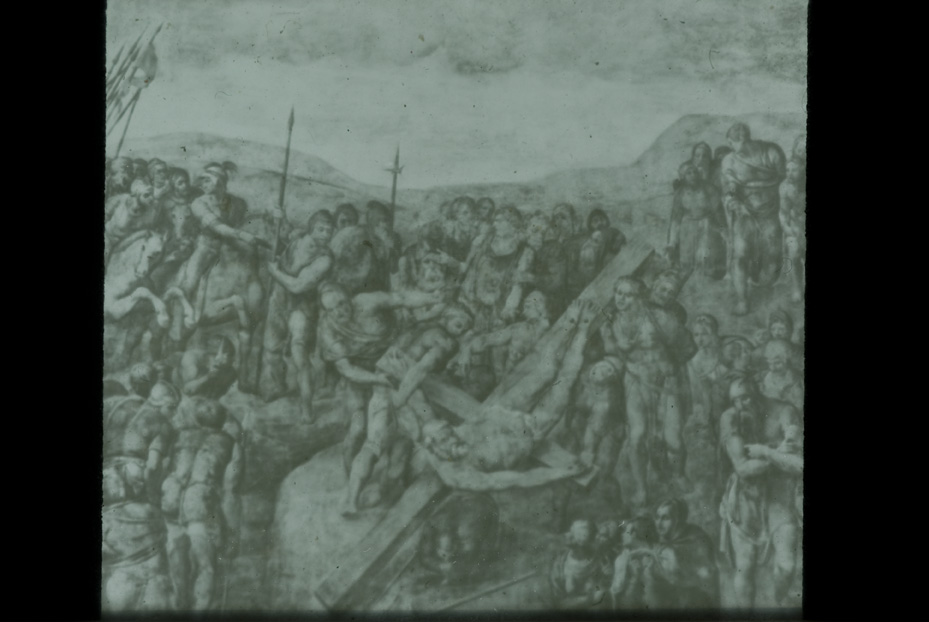 Michelangelo Buonarroti, Crocifissione di San Pietro. Città del Vaticano, Cappella Paolina. 
icpal_09309
Keywords: 1073/1985, M Capodimonte Inv. 86687, M Capodimonte