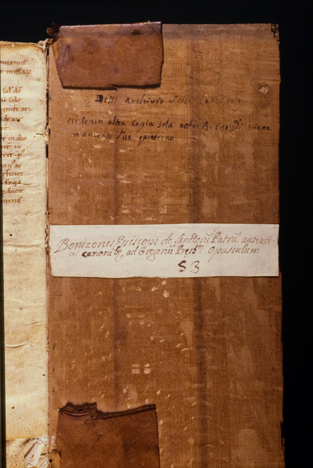 De Vita Christiana, 12. sec. Brescia, Museo Diocesano, Bonizone da Sutri
icpal_12383
Keywords: 1099/1986, 1099.4/1986, Brescia M Diocesano Bonizone da Sutri 12. sec., Brescia M Diocesano