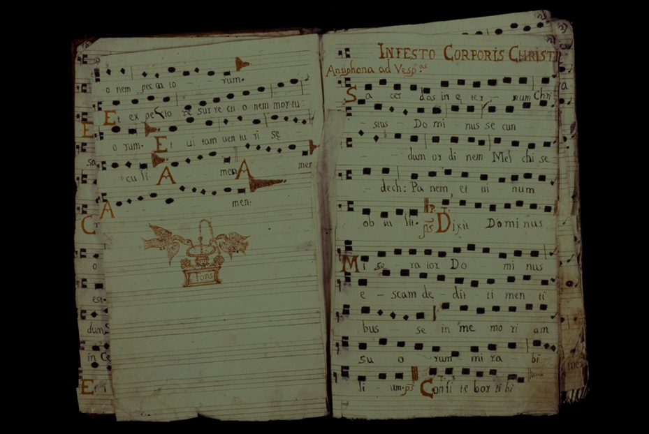 Manoscritto musicale a. 1770. Procida, Biblioteca dell'Abbazia di San Michele Arcangelo
icpal_07822
Keywords: 1185/1987, 1185.2/1987, Procida Abbazia S. Michele Arcangelo Manoscritto musicale a. 1770, Procida Abbazia S. Michele Arcangelo