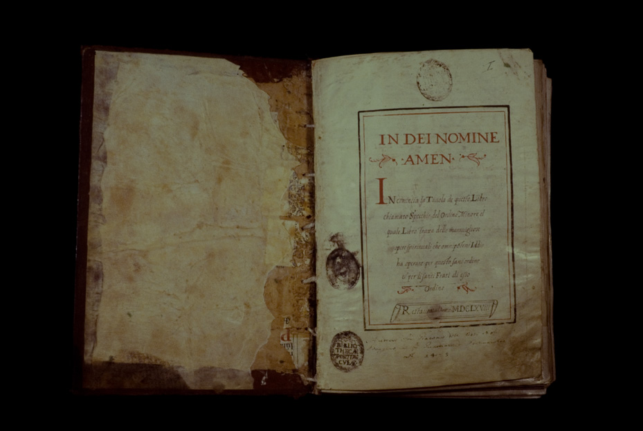 Assisi, Biblioteca Porziuncola, Ms. 3 - La Franceschina
icpal_16083
Keywords: 1195/1988, 1195.1/1988, B Porziuncola Ms. 3 - La Franceschina, B Porziuncola