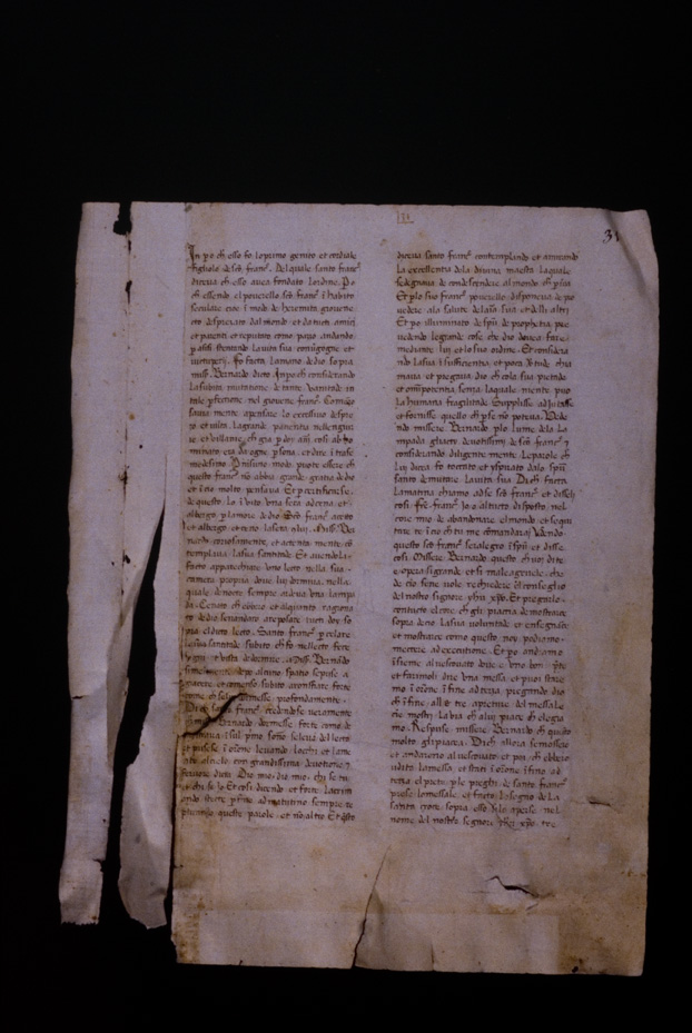 Assisi, Biblioteca Porziuncola, Ms. 3 - La Franceschina
icpal_16109
Keywords: 1195/1988, 1195.1/1988, B Porziuncola Ms. 3 - La Franceschina, B Porziuncola