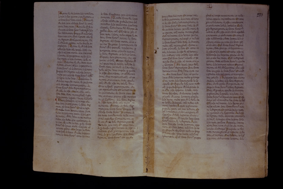 Assisi, Biblioteca Porziuncola, Ms. 3 - La Franceschina
icpal_16132
Keywords: 1195/1988, 1195.1/1988, B Porziuncola Ms. 3 - La Franceschina, B Porziuncola