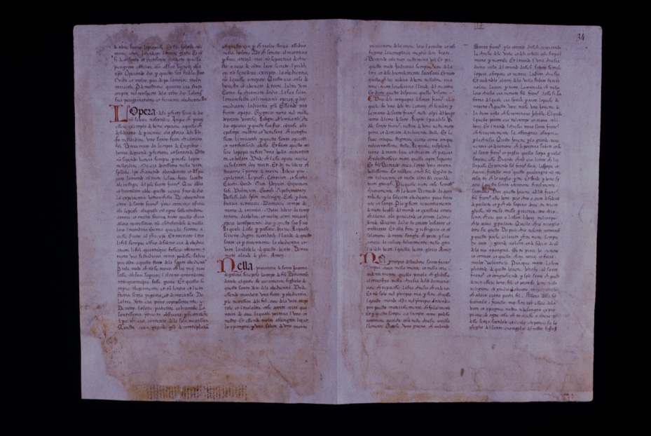 Assisi, Biblioteca Porziuncola, Ms. 3 - La Franceschina
icpal_16191
Keywords: 1195/1988, 1195.1/1988, B Porziuncola Ms. 3 - La Franceschina, B Porziuncola