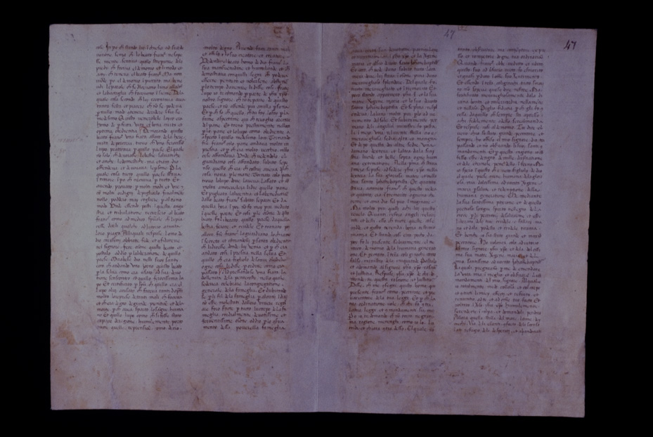 Assisi, Biblioteca Porziuncola, Ms. 3 - La Franceschina
icpal_16201
Keywords: 1195/1988, 1195.1/1988, B Porziuncola Ms. 3 - La Franceschina, B Porziuncola