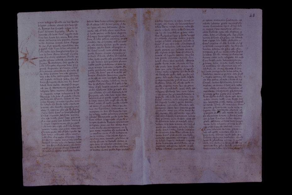 Assisi, Biblioteca Porziuncola, Ms. 3 - La Franceschina
icpal_16204
Keywords: 1195/1988, 1195.1/1988, B Porziuncola Ms. 3 - La Franceschina, B Porziuncola