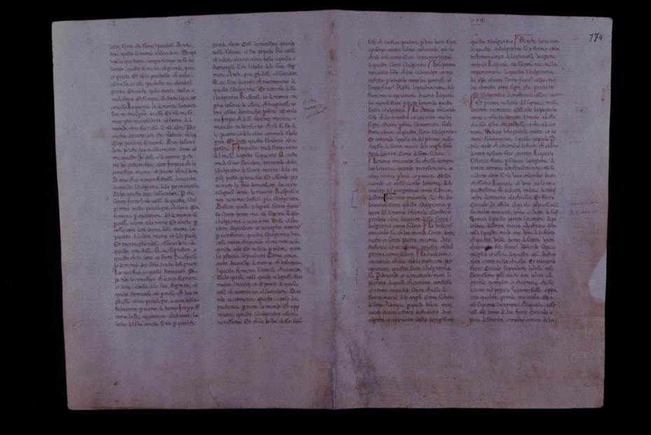 Assisi, Biblioteca Porziuncola, Ms. 3 - La Franceschina
icpal_16211
Keywords: 1195/1988, 1195.1/1988, B Porziuncola Ms. 3 - La Franceschina, B Porziuncola
