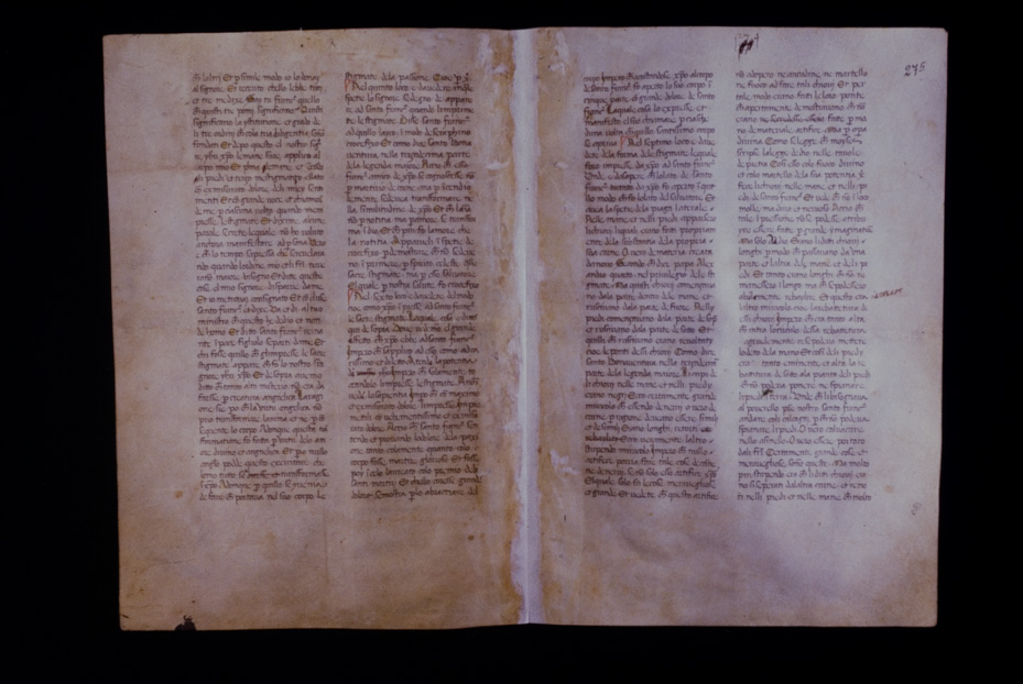 Assisi, Biblioteca Porziuncola, Ms. 3 - La Franceschina
icpal_16221
Keywords: 1195/1988, 1195.1/1988, B Porziuncola Ms. 3 - La Franceschina, B Porziuncola