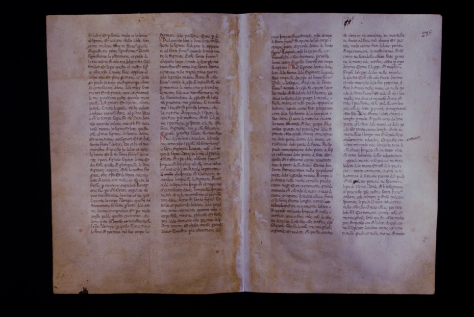 Assisi, Biblioteca Porziuncola, Ms. 3 - La Franceschina
icpal_16222
Keywords: 1195/1988, 1195.1/1988, B Porziuncola Ms. 3 - La Franceschina, B Porziuncola