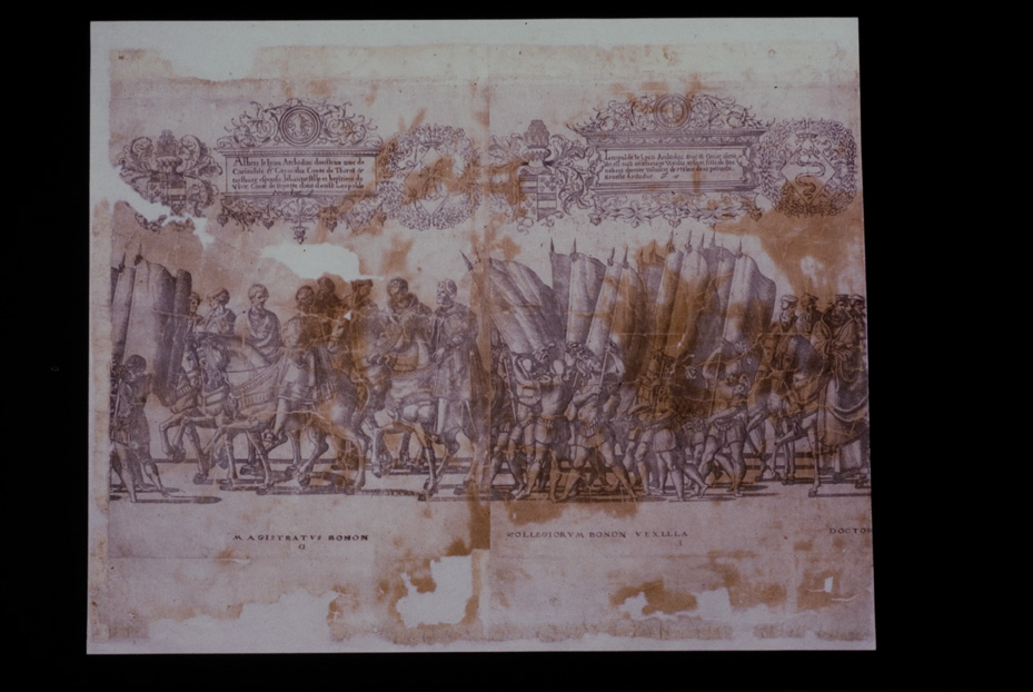 Stampa “Trionfo di Carlo V a Bologna”, 1530. Urbania, Museo Civico
icpal_16026
Keywords: 1235/1995, Urbania M Civico Trionfo di Carlo 5. a Bologna 1530, Urbania M Civico