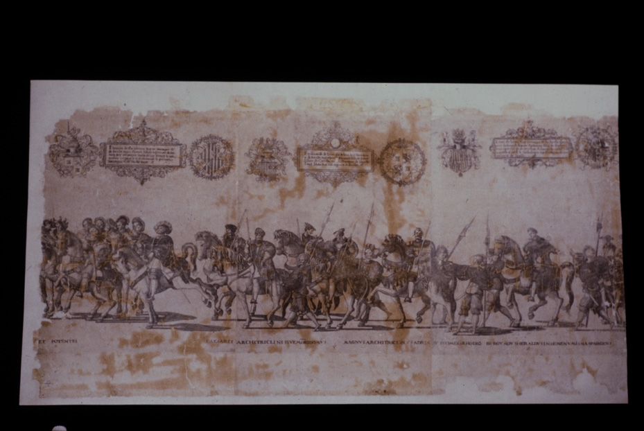 Stampa “Trionfo di Carlo V a Bologna”, 1530. Urbania, Museo Civico
icpal_16031
Keywords: 1235/1995, Urbania M Civico Trionfo di Carlo 5. a Bologna 1530, Urbania M Civico