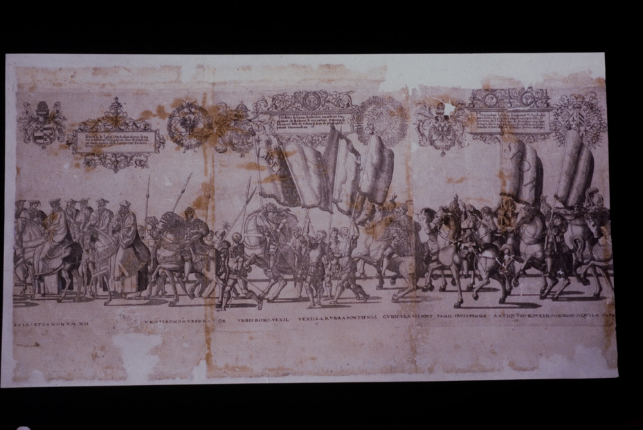 Stampa “Trionfo di Carlo V a Bologna”, 1530. Urbania, Museo Civico
icpal_16044
Keywords: 1235/1995, Urbania M Civico Trionfo di Carlo 5. a Bologna 1530, Urbania M Civico