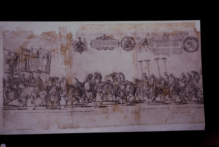 Stampa “Trionfo di Carlo V a Bologna”, 1530. Urbania, Museo Civico
icpal_16045
Keywords: 1235/1995, Urbania M Civico Trionfo di Carlo 5. a Bologna 1530, Urbania M Civico