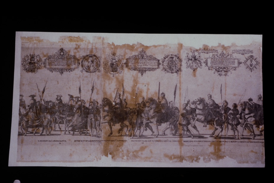 Stampa “Trionfo di Carlo V a Bologna”, 1530. Urbania, Museo Civico
icpal_16049
Keywords: 1235/1995, Urbania M Civico Trionfo di Carlo 5. a Bologna 1530, Urbania M Civico