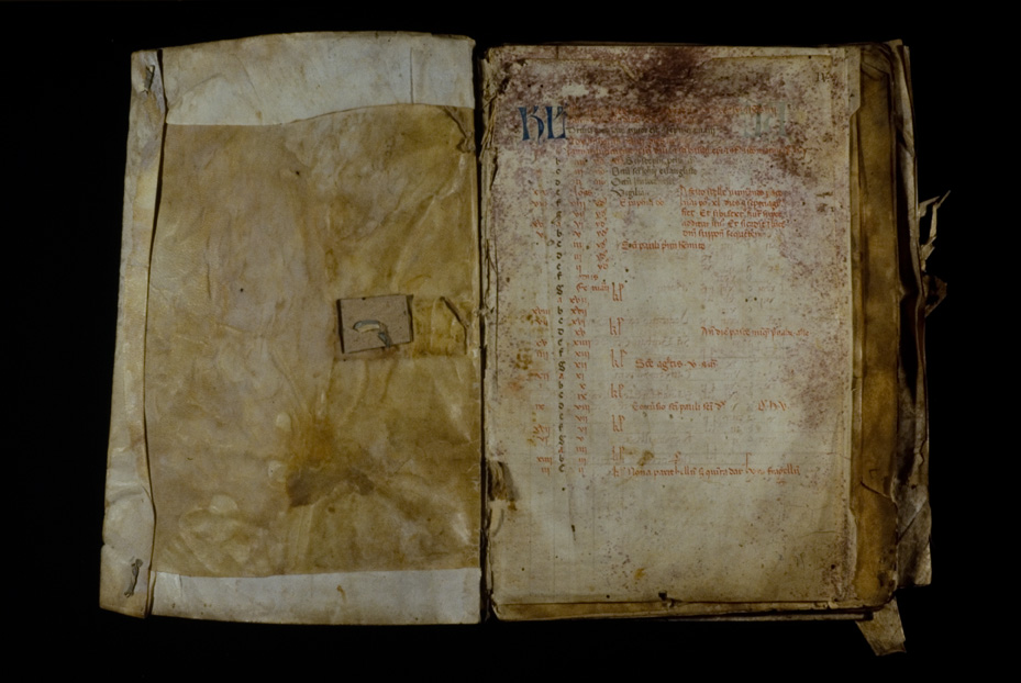 Codice degli ebdomadari, 13 sec. Napoli, Pontificia facoltà dell'Italia Meridionale Sezione San Tommaso
icpal_17790
Keywords: 1276/1990, Pont. Facoltà Sez. S. Tommaso Codice ebdomadari 13 sec., Pont. Facoltà Sez. S. Tommaso