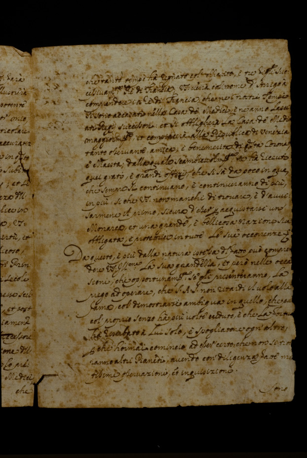 Lettera autografa di Galilei [copia coeva] 1610. Pisa, Domus Galilaeana
icpal_17767
Keywords: 1381/1992, 1381.2/1992, Domus Galilaeana Copia coeva di Lettera autografa di Galilei 1610, Domus Galilaeana