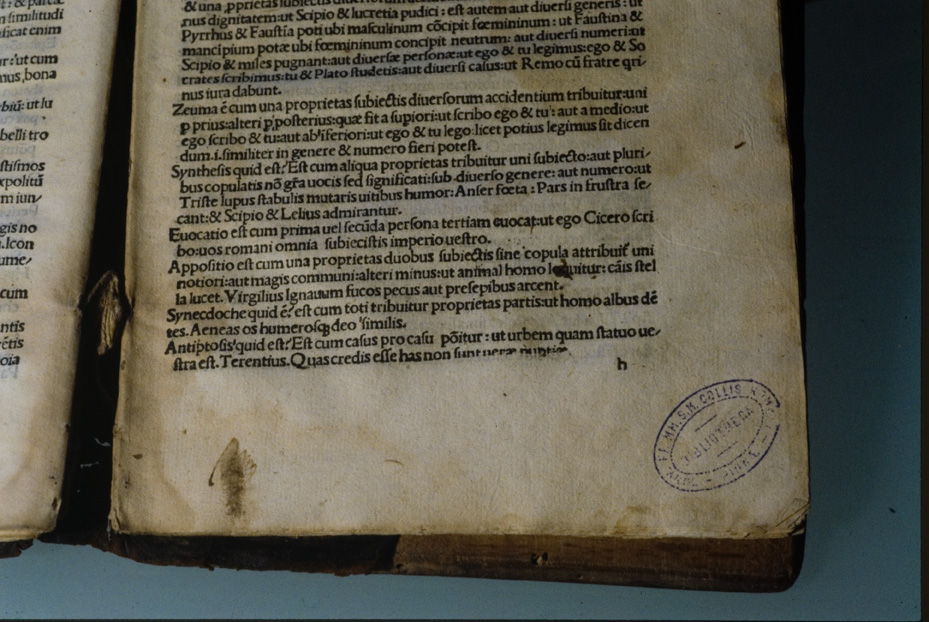 Penne, Biblioteca del Convento dei Frati minori di Colleromano, A.V.22 - IGI 7483
icpal_19568
Keywords: 1394/1993, 1394.1/1993, Penne B Conv. Frati Colleromano A.V.22, IGI 7483, Penne B Conv. Frati Colleromano