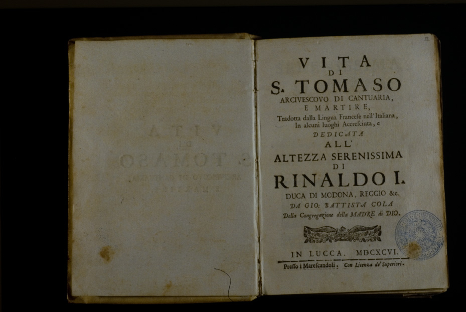 Roma, Biblioteca Angelicum della Pontificia Università San Tommaso d'Aquino, BQX 2051.T5C2
icpal_23400
Keywords: 1412/1993, 1412.15/1993, Angelicum BQX 2051.T5C2, Angelicum