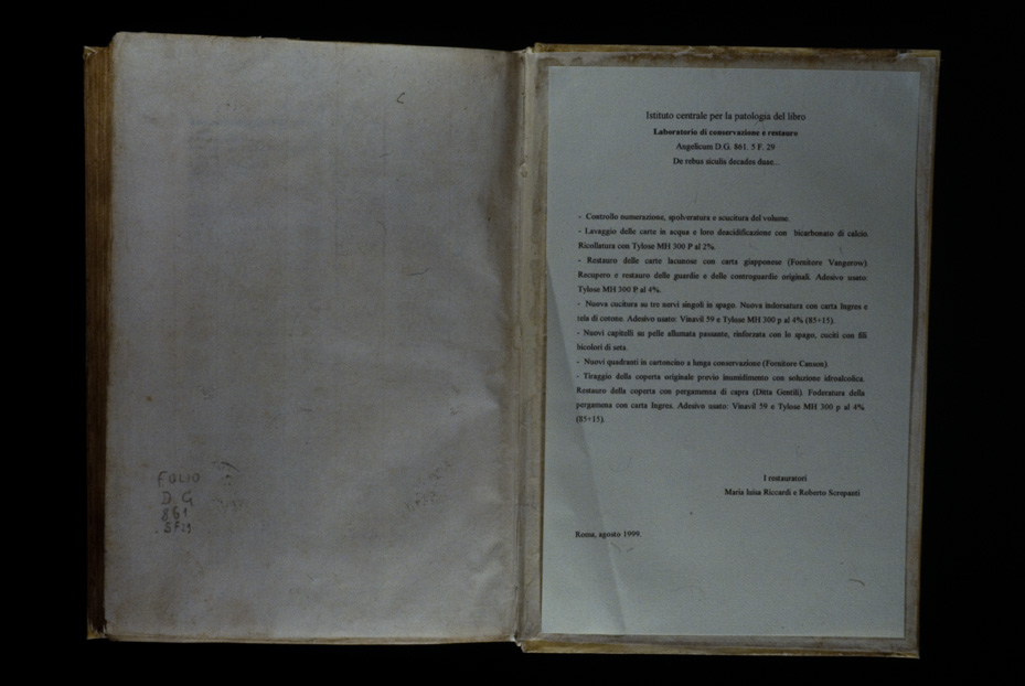 Roma, Biblioteca Angelicum della Pontificia Università San Tommaso d'Aquino, DG 861.5F29 folio
icpal_24290
Keywords: 1412/1993, 1412.27/1993, Angelicum DG 861.5F29 folio, Angelicum