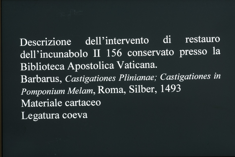 Città del Vaticano, Biblioteca Apostolica Vaticana, Inc. II.156 - IGI 1210
icpal_21122
Keywords: 1544/1996, 1544.2/1996, BAV Inc. II.156, IGI 1210, BAV