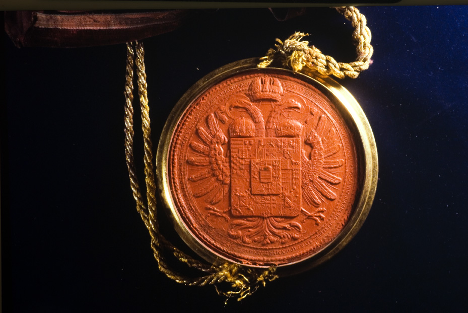 Editto con sigillo di Maria Teresa d'Austria, 1768. Mantova, Biblioteca dell'Accademia nazionale virgiliana
icpal_23526
Keywords: 1547/1996, Acc. Naz. Virgiliana Editto M. Teresa d'Austria con sigillo 1768, Acc. Naz. Virgiliana