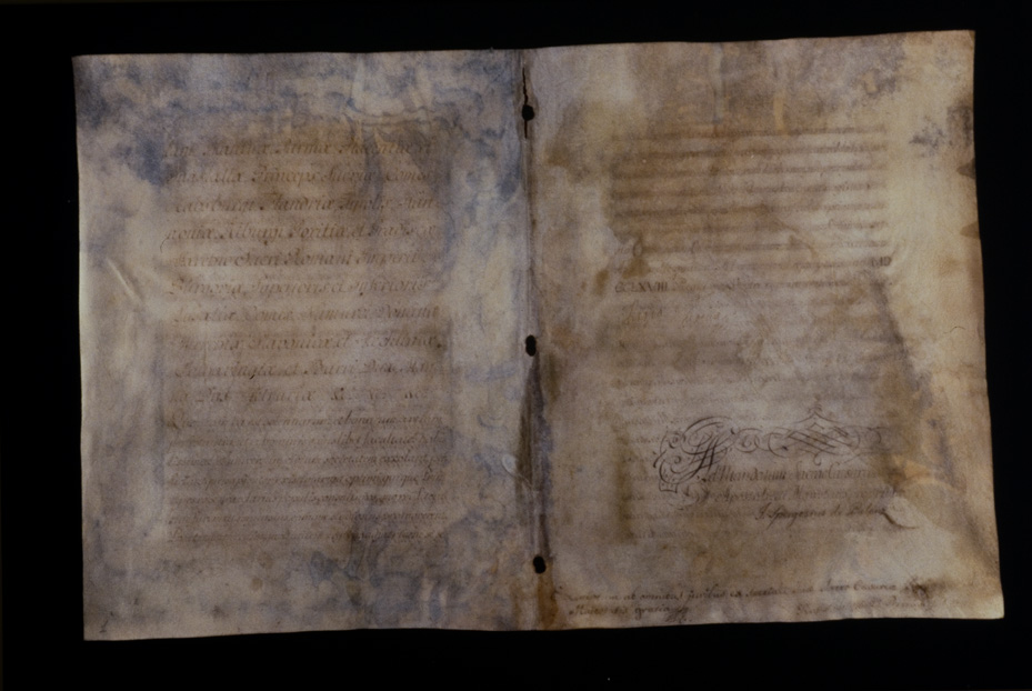 Editto con sigillo di Maria Teresa d'Austria, 1768. Mantova, Biblioteca dell'Accademia nazionale virgiliana
icpal_23551
Keywords: 1547/1996, Acc. Naz. Virgiliana Editto M. Teresa d'Austria con sigillo 1768, Acc. Naz. Virgiliana